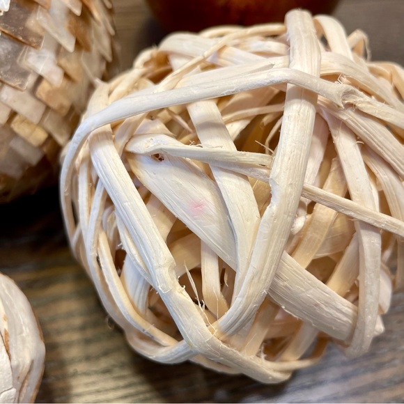 Mixed Material Decorative Bowl / Vase Fillers, Set of Eight - Picture 6 of 10